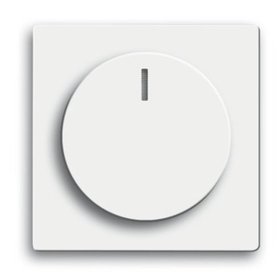 Busch-Jaeger - Drehknopf Dimmer std-ws glz Lichtausl Kontrollfenster/Lichtauslass