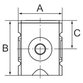 RIEGLER® - Verteiler »FUTURA-mini«, BG 0, G 1/4", Abgänge 2x G 1/4"