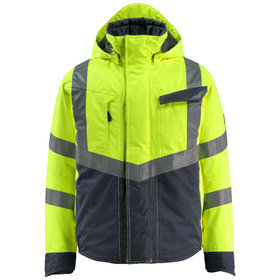 MASCOT® - Pilotjacke Hastings 15535-231-17010, hi-vis gelb/schwarzblau, Größe 2XL