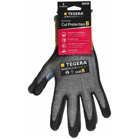 TEGERA® - Schnitt-Handschuhe TEGERA Infinity 8805R, Kat. II, grau/gelb, Gr. 8