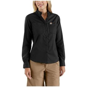 carhartt® - Damen Stretch-Hemd RUGGED PROFESSIONAL L/S SHIRT, schwarz, Größe XS