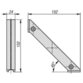 KIPP - WINKELSTREBE Ø30, TYP I, P=Ø30 ALUMINIUM