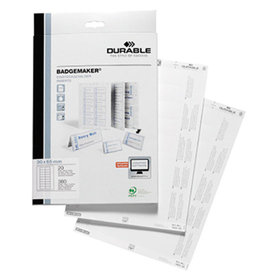 DURABLE - Einsteckschild 142302 30x65mm weiß 360er-Pack
