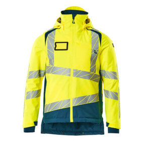 MASCOT® - Winterjacke ACCELERATE SAFE, hi-vis Gelb/Dunkelpetroleum, Größe 2XL