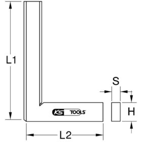 KSTOOLS® - Flachwinkel nach DIN 875/2, 75mm