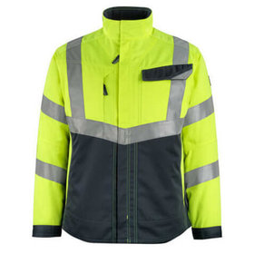 MASCOT® - Oxford Jacke SAFE SUPREME, hi-vis Gelb/Schwarzblau, Größe M