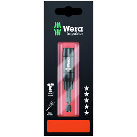 Wera® - 897/4 IMP R SB Impaktor Halter mit Ringmagnet und Sprengring, 1/4" x 75mm