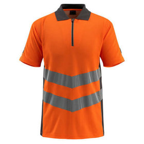 MASCOT® - Murton Polo-Shirt SAFE SUPREME, hi-vis Orange/Dunkelanthrazit, Größe S