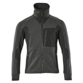 MASCOT® - Sweatshirt mit Reißverschluss ADVANCED, Schwarz, Größe 2XL