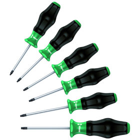 Wera® - Schraubendrehersatz Kraftform Comfort 1367/6 TORX, 6-teilig für TORX®