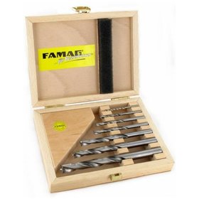 FAMAG® - 1593 HM Holzspiralbohrer 7-teiliges Set im Holzkasten