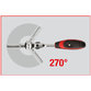 KSTOOLS® - MODIFIX Schwenkkopf-Knarre Mini-T-Griff-, 72 Zahn KS1/4"