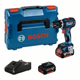 Bosch - Akku-Schlagbohrschrauber GSB 18V-90 C, 2 Akku GBA 18V 5.0Ah, Ladg. u. L-BOXX (06019K6106)