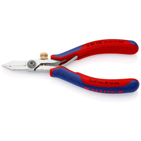 KNIPEX® - Elektronik-Abisolierschere mit Mehrkomponenten-Hüllen 140 mm 1182130