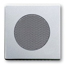 Busch-Jaeger - Zentralplatte LS 1f AudioWorld alu-si mt Lautsprecher aluminium-silber Klemmbef