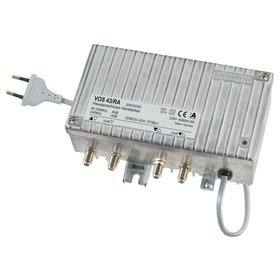 Kathrein - Hausanschlussverstärker 1Eing 1Ausg 40dB 34dB/UHF 20dB/Rück F-Conn aktiv/passiv