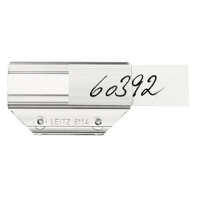 LEITZ® - Vollsichtreiter Alpha, 60x33mm, transparent, Pck=50St, 61140000, für Alpha