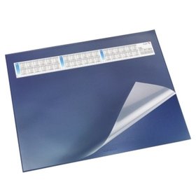 Läufer - Schreibunterlage Durella DS 44535 40x53cm mit Vollsichtfolie blau