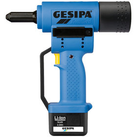 GESIPA® - AccuBird mit 1 Li-Ion Akku 2,0 Ah / Ladegerät im Koffer