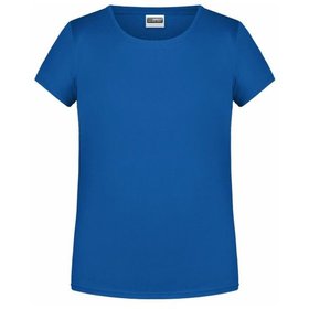 James & Nicholson - Mädchen Basic T-Shirt 8007G, königs-blau, Größe L