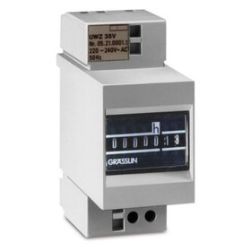 GRÄSSLIN - Betriebsstundenzähler Taxxo analog REG AC 230V 99999h IP20 netzsync