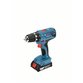 Bosch - Akku-Bohrschrauber mit L-Case GSR 18V-21, 2x2,0Ah Akkus (06019H100A)