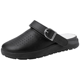 ABEBA® - Clog Active 02-0087030 OB SRC Unisex, schwarz, Größe 46