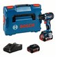 Bosch - Akku-Bohrschrauber GSR 18V-90 C,  2 x Akku GBA 18V 4.0Ah, L-BOXX (06019K6003)