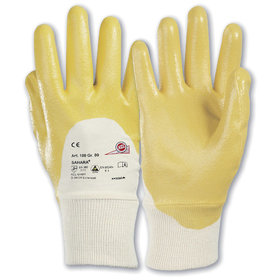 KCL - Mechanischer Schutzhandschuh Sahara® 100, weiß/gelb, Größe 9