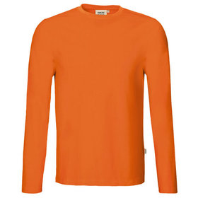 HAKRO - Longsleeve Mikralinar® 279, orange, Größe L