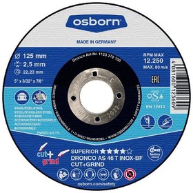 osborn - Trennscheibe AS46TINOX C+G 115X2,5X22,23 T27