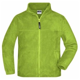 James & Nicholson - Fleece Jacke JN044, lime-grün, Größe M