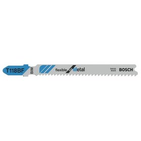 Bosch - Stichsägeblatt T 118 BF Flexible for Metal, 3er-Pack (2608636232)