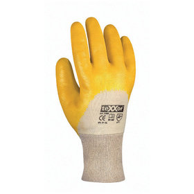 teXXor® - Universalhandschuh STRICKBUND 2356, beige/gelb, Größe 10
