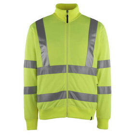 MASCOT® - Maringa Sweatshirt mit Reißverschluss SAFE CLASSIC, hi-vis Gelb, Größe XL