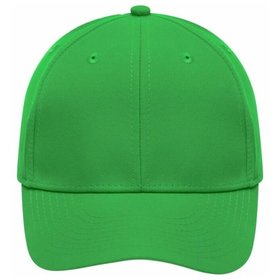 James & Nicholson - 6 Panel Microfaser Cap MB6135, grün, Einheitsgrünöße