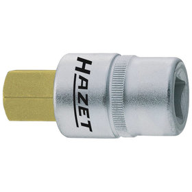 HAZET - Steckschlüssel-Einsatz 986-8, 1/2" x 60mm, für Innen-Sechskant 8mm