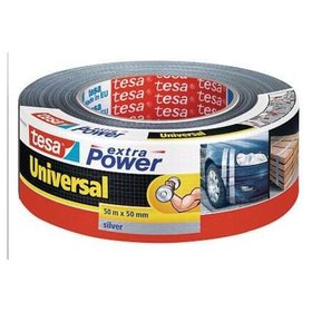 tesa® - Gewebeband Extra Power UNIVERSAL, silber 50m x 50mm