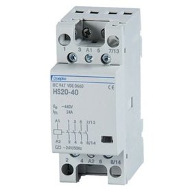 Doepke - Installationsschütz 25A 24V/AC 440V/AC 2S 2Ö 3000W/AGL 1190VA/LL 2TE