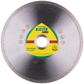 KLINGSPOR - Diamanttrennscheibe DT 300 F, 100 x 1,6 x 22,23mm 1,6 x 7mm, geschlos. Rand Red.