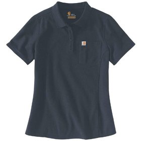 carhartt® - Damen Poloshirt SHORT SLEEVE POLO, navy, Größe M