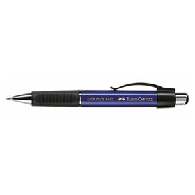 Faber-Castell - Kugelschreiber GRIP PLUS BALL 140732 M metallic-blau
