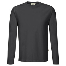 HAKRO - Longsleeve Mikralinar® 279, karbongrau, Größe L