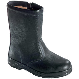 ruNNex® - Sicherheitswinterstiefel ZIPPER 6340, S3 SRC, schwarz, W10,5, Größe 48