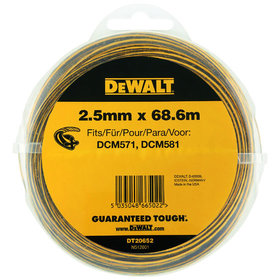 DeWALT - Trimmer-Faden, 68,6m / 2,5mm