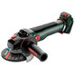 metabo® - Akku-Winkelschleifer WVB 18 LT BL 11-125 Quick Inox (613091850), mit Bremse, Drehzahlregelung, Schnellspannmutter, drehbarem Akkupack, Karton