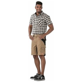 Planam - Shorts 2544 sand/schwarz, Größe XS