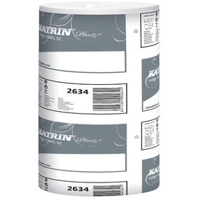 KATRIN® - Handtuchrolle 218933 2-lagig 205mm x 60m weiß 12 Rl./Pack.