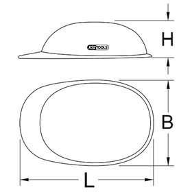 KSTOOLS® - Arbeits-Schutzhelm, rot