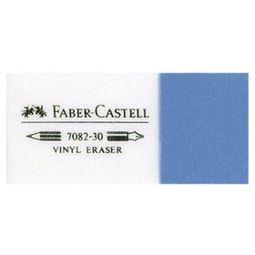 Faber-Castell - Radierer KOMBI 7082-30 188230 18x12x41mm weiß/blau